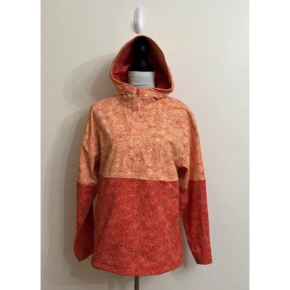 Outdoor Voices Rectrek Orange Pebbled Canyon Hoodie Hooded Anorak Jacket XS E28 - Picture 5 of 10